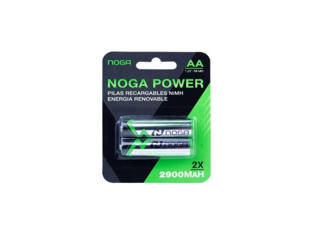 &u+ PILA AA RECARGABLE NOGA METAL 2700 MHA X 2